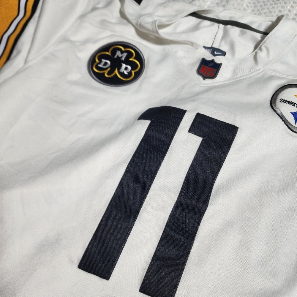 NFL EUC MENS SZ SMALL PITTSBURGH STEELERS #11 CLAYPOOL FOOTBALL TEAM JERSEY SHIR - Picture 3 of 8
